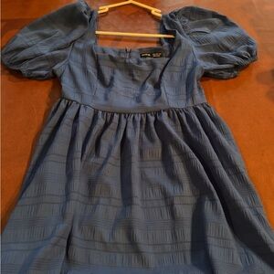 SHEIN Blue Midi Dress